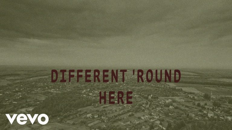 Riley Green - Different 'Round Here (Lyric Video) (Lyric Video) ft. Luke Combs
